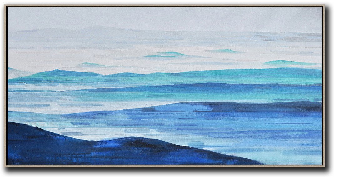 Panoramic Abstract Landscape Painting abstract art prints for sale
